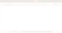 Desktop Screenshot of butorbox.hu